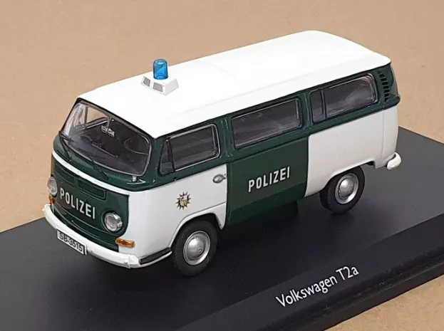 Schuco Volkswagen T2a Minibus Polizei 1:43 03219