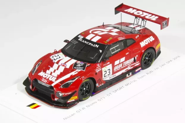 Spark Nissan Gt-r Nismo Gt3 Team Gt Sport Motul N 23 24h Spa 2018 M.parry A.buncombe L.ordonez 1:43 SB207