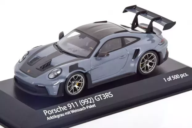 Minichamps Porsche 911 992 Gt3 Rs Coupe 2023 Silver Wheels 1:43 410062100