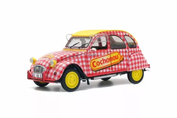 Solido Citroen 2cv Cochonou Closed Roof 1959 1:18 1850021