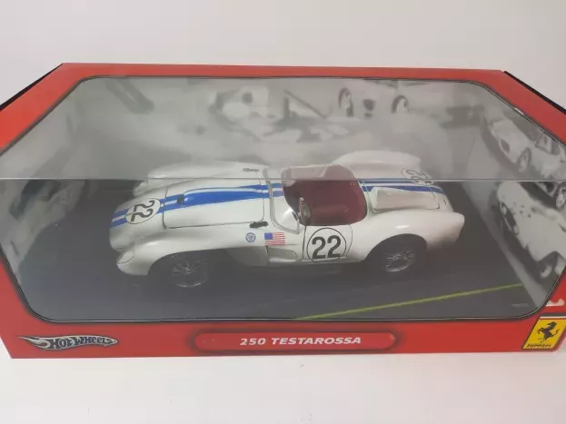 Hot Wheels Ferrari 250tr 3.0l V 12 Testarossa Team Ed Hugus ''lucybelle Ii'' N 22 24h Le Mans 1958 E.hugus E.erickson 1:18 29755