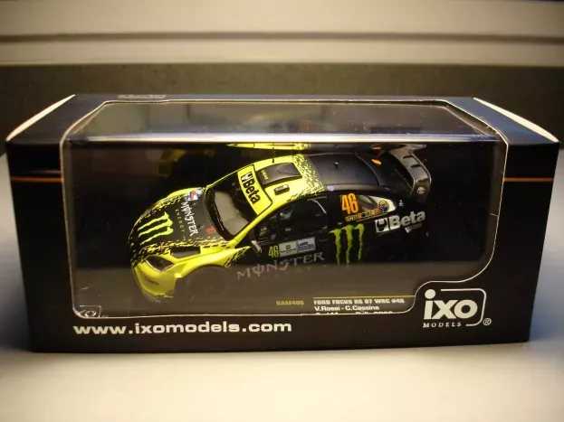 IXO Models Ford Focus Rs Wrc07 Monster Energy N 46 2nd Rally Monza 2009 Valentino Rossi Carlo Cassina 1:43 RAM406