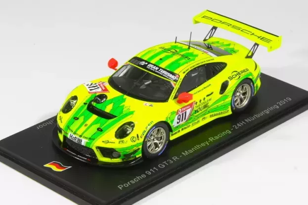 Spark Porsche 911 991-2 Gt3 R Team Manthey Racing N 911 2nd 24h Nurburgring 2019 E.bamber M.christensen K.estre 1:43 SG521