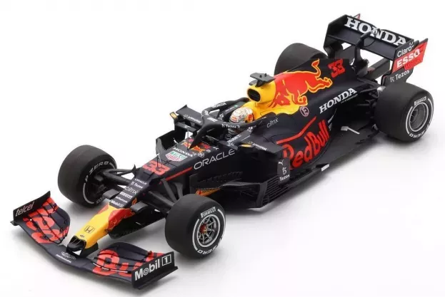 Spark Red Bull F1 Rb16b Honda Ra620h Team Red Bull Racing N 33 Winner Monaco Gp 2021 Max Verstappen 1:18 18S595