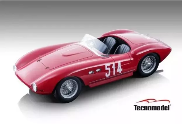 Tecnomodel Ferrari 735s Spider N 514 Mille Miglia 1953 A.cacciari B.mason 1:18 TM18-246D