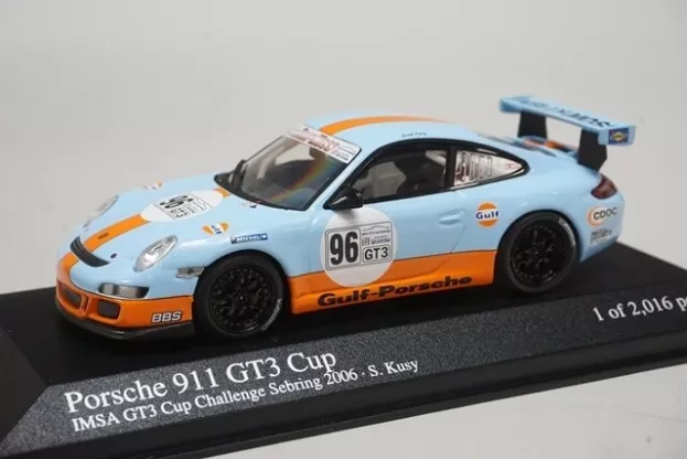 Minichamps Porsche 911 Gt3 Cup Gulf N 96 Imsa Gt3 Cup Challenge Sebring 2006 S.kusy 1:43 400066496