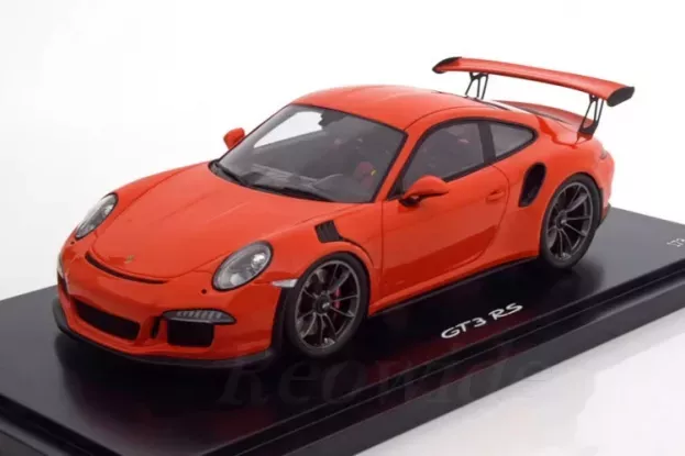 Spark Porsche 911 991 Gt3 Rs 2014 Con Vetrina With Showcase 1:18 WAP0210110E