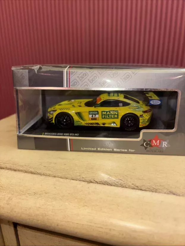 CMR Mercedes Amg Gt3 Team Htp Motorsport Mann-filter N 47 Adac Gt Masters Nurburgring 2018 M.pommer M.gotz 1:43 CMRGT002