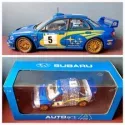 1:18 Autoart 80191 2001 WRC Subaru Impreza Richard Burns Reid #5 Rallye Portugal