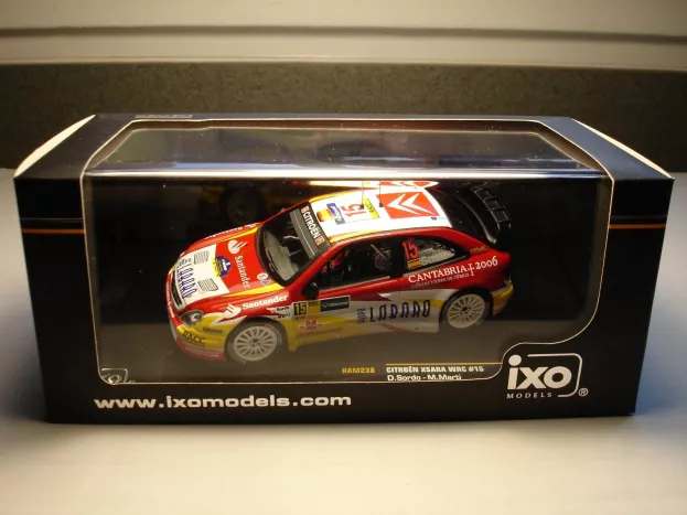 IXO Models Citroen Xsara Wrc N 15 2nd Rally Racc Catalunya 2006 D.sordo M.marti 1:43 RAM238