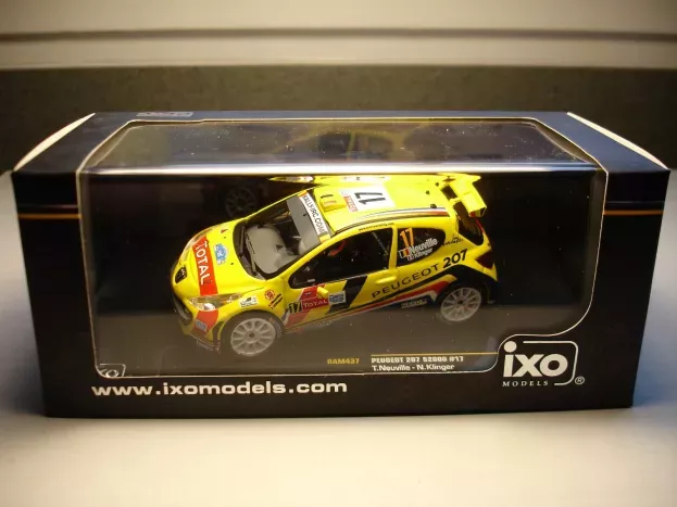 IXO Models Peugeot 207 S2000 N 17 3rd Rally Ypres 2010 Neuville Klinger 1:43 RAM437