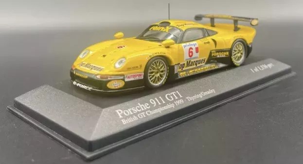 Minichamps Porsche 911 Gt1 N 6 British Gt Championship 1999 Thyrring Greasley 1:43 400996606