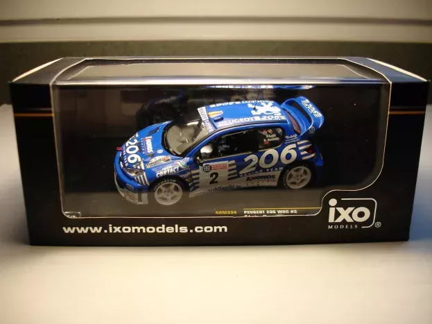 IXO Models Peugeot 206 Wrc N 2 Winner Rally Condroz Belgium 2003 F.loix S.smeets 1:43 RAM334