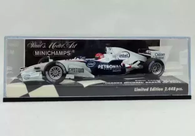 Minichamps Bmw F1 Sauber F1.06 N 17 Gp Brazil 2006 R.kubica Thanks Michael 1:43 400060317