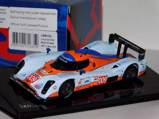 IXO Models Lola Aston Martin Gulf N 009 Lmp1 24h Le Mans 2010 D.tuner J.barazi S.hancock 1:43 LMM193