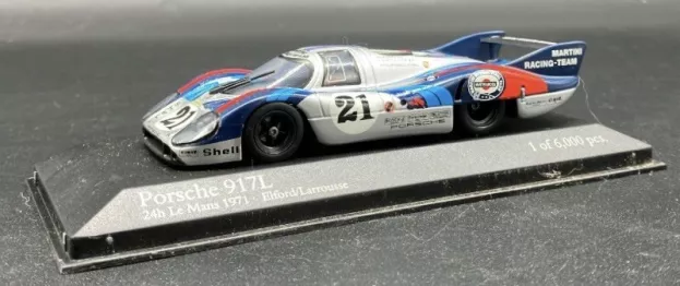 Minichamps Porsche 917l Martini-racing Team N 21 24h Le Mans 1971 Elford Larrousse 1:43 430716791