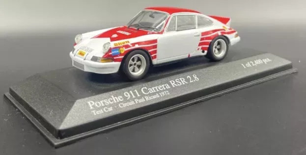 Minichamps Porsche 911 Rsr 2.8 N 00 Test Car Paul Ricard 1972 1:43 430726990