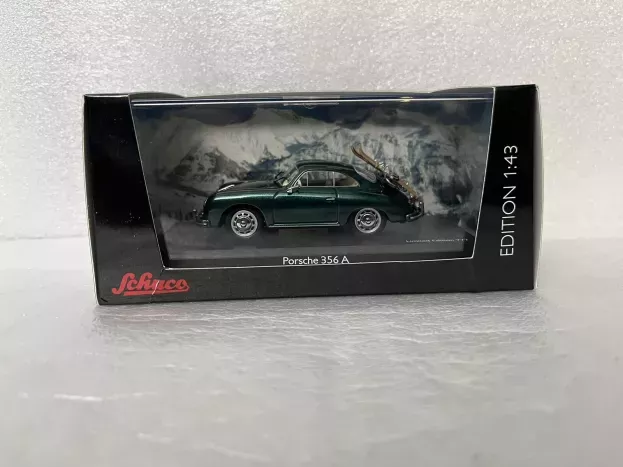 Schuco Porsche 356a Coupe With Ski 1955 Con Sci 1:43 02559