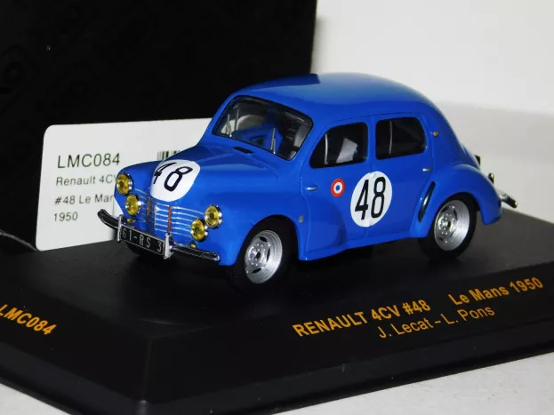 IXO Models Renault 4cv N 48 Le Mans 1950 J.lecat L.pons 1:43 LMC084