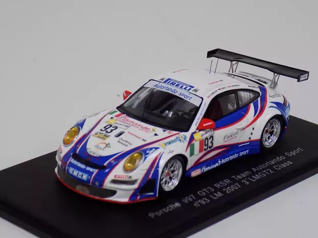 Spark Porsche 911 997 Gt3rsr N 93 Team Autorlando Sport 3rd Lmgt2 Class 24h Le Mans 2007 A.simonsen L.e.nielsen P.ehret 1:43 S1905