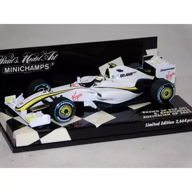 Minichamps Brawn Gp F1 Mercedes Bgp001 N 23 2nd Australian Gp R.barrichello 2009 1:43 400090123