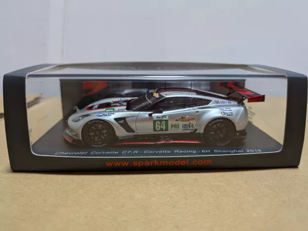 Spark Chevrolet Corvette C7r Team Corvette Racing N 64 6h Shangai 2018 O.gavin T.milner 1:43 S5852