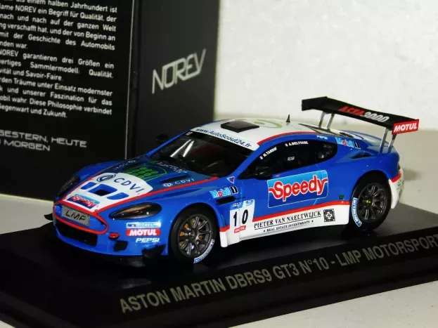 Norev Aston Martin Dbrs9 Gt3 N 10 Lmp Motorsport 2010 N.tardif A.beltoise 1:43 270518