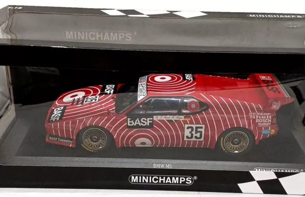 Minichamps Bmw M1 Team Basf Gs Sport N 35 6h Silverstone 1981 H.j.stuck H.heyer 1:18 155812935
