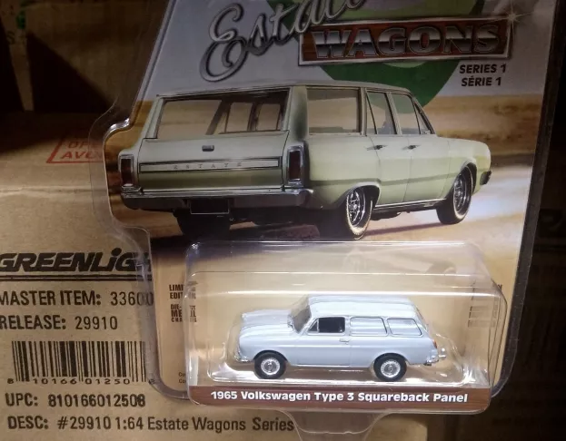 Greenlight Volkswagen Type 3 Squareback Panel Van 1963 1:64 29910C