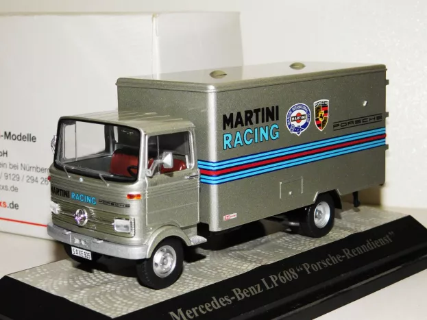 Premium Classixxs Mercedes Lp608 Truck Porsche Martini Racing 1:43 12502