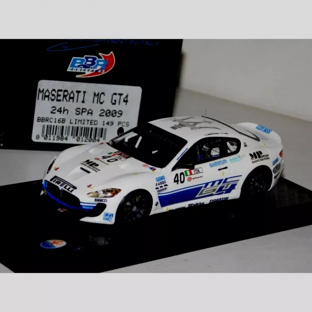 BBR Maserati Mc Gt4 Press Paul Ricard 2009 1:43 BBRC16B