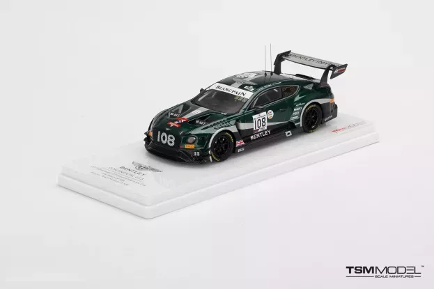 Truescale Bentley Continental Gt3 4.0l Volkswagen Twin-turbo V8 Team Total M-sport N 108 24h Spa 2019 M.soulet M.palttala A.buncombe 1:43 TSM430490