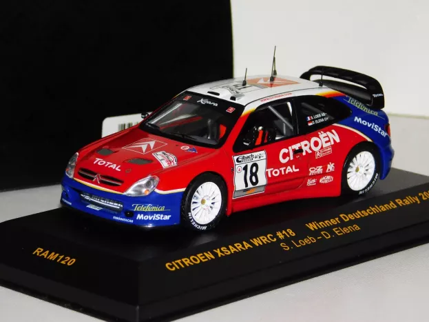 IXO Models Citroen Xsara Wrc N 18 Winner Rally Deutschland 2003 S.loeb D.elena 1:43 RAM120