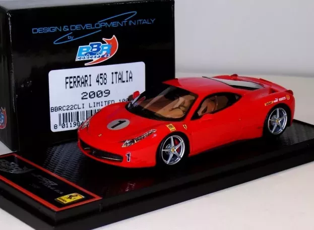 BBR Ferrari 458 Italia 8c N 1 2009 Piloti Ferrari 1:43 BBRC22CLI