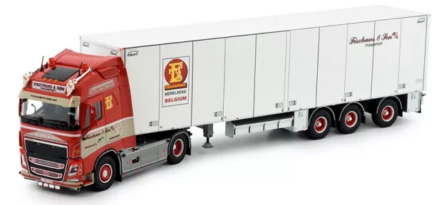 Tekno Volvo Fisotrans Volvo Fh4 Ekeri Oplegger 1:50 81719