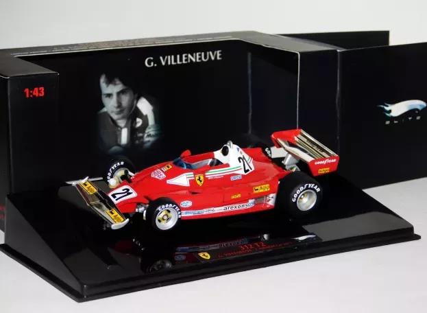 Hot Wheels Ferrari F1 312t2 N 21 Gp Canada 1977 Gilles Villeneuve 1:43 T6270