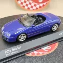 MINICHAMPS 1/43 Alfa Spider 2003 Blue metallic 400120334 Diecast model