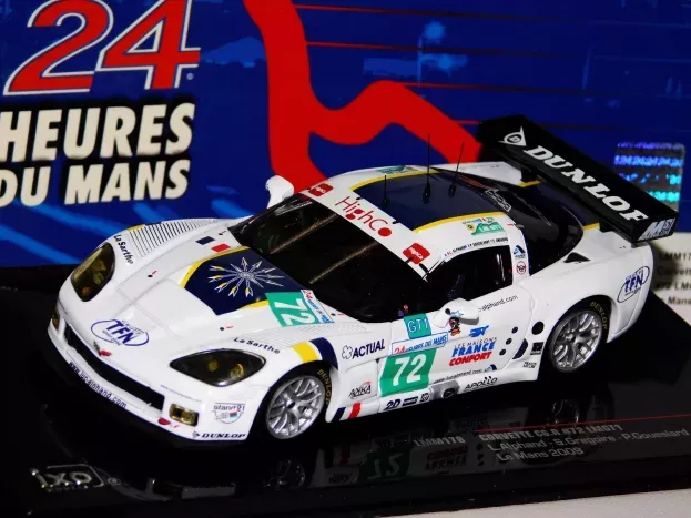 IXO Models Chevrolet Corvette C6.r N 72 24h Le Mans Lmgt1 2009 P.goueslard L.alphand S.gregoire 1:43 LMM178