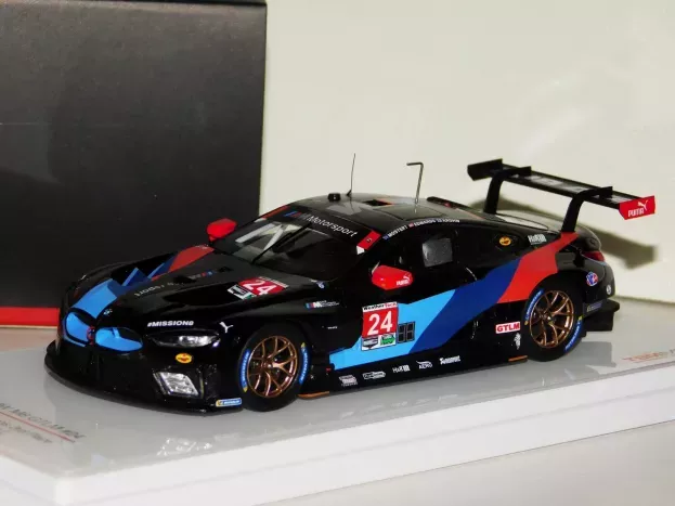 Truescale Bmw 8-series M8 Gte 4.0l Turbo V8 Team Rll N 24 Petit Le Mans 2018 C.de Phillippi B.auberlen A.sims 1:43 TSM430432