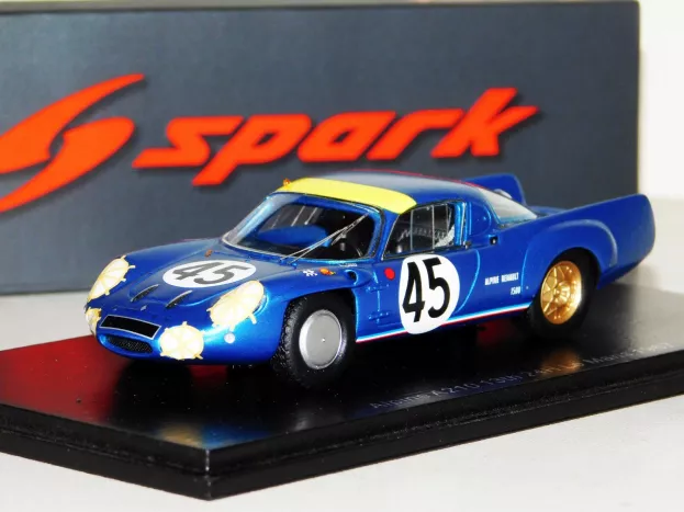 Spark Renault Alpine A210 Team Societe Automobiles Alpine N 45 24h Le Mans 1967 J.vinatier M.bianchi 1:43 S5686