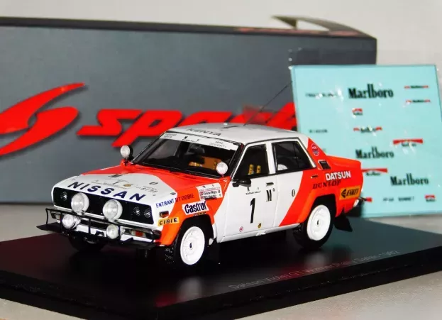 Spark Datsun Violet Gt N 1 Winner Rally Safari 1982 S.mehta M.doughty 1:43 S7770