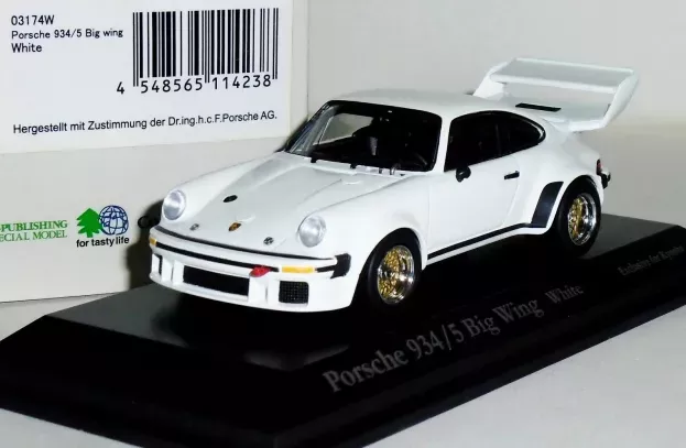 Kyosho Porsche 911 934 5 Big Wing 1:43 03174W