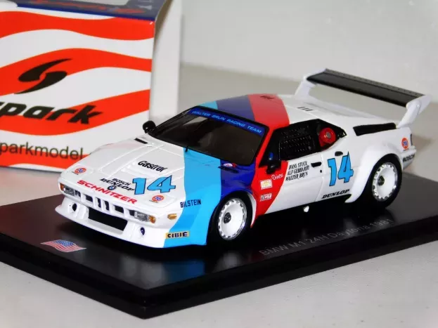 Spark Bmw M1 M88 N 14 24h Daytona 1981 H.j.stuck W.brun A.gebhardt 1:43 US085