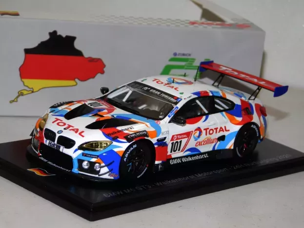 Spark Bmw 6-series M6 Gt3 Team Walkenhorst Motorsport N 101 24h Nurburgring 2020 C.krognes d.pittard M.jensen J.pepper 1:43 SG691