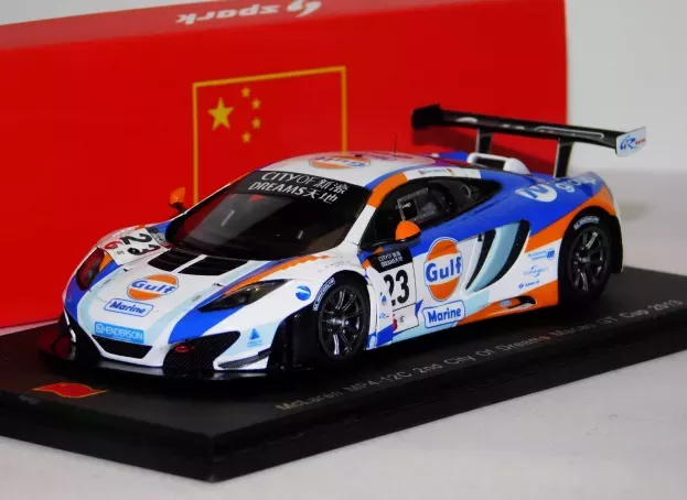 Spark Mclaren Mp4-12 Team Gulf United Autosport N 23 2nd City Of Dreams Macau Gt Cup 2013 Danny Watts 1:43 SA056