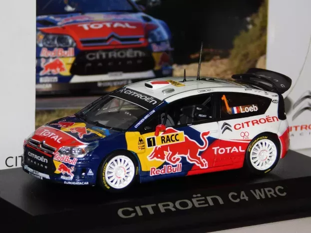 Norev Citroen C4 Wrc Red Bull N 1 Rally Catalogne 2009 S.loeb D.elena 1:43 155426