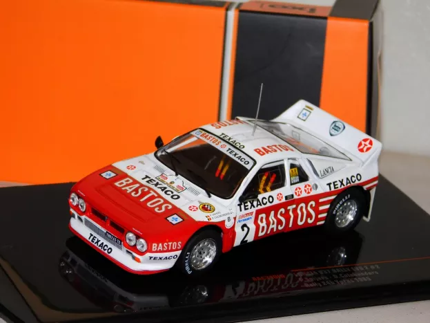 IXO Models Lancia 037 Evo 2 Bastos N 2 Rally Ypres 1985 P.snijers D.colebunders 1:43 RAC340LQ