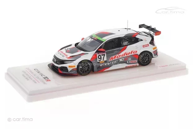 Truescale Honda Civic Type R Tcr Team Modulo Racing N 97 Winner Suzuka 2018 T.uematsu S.nakano H.otsu T.kobayashi 1:43 TSM430444