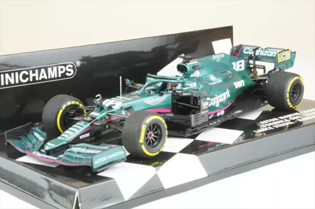 Minichamps Aston Martin F1 Amr21 Mercedes M12 Eq Power+ Team Cognizant Formula One N 18 Bahrain Gp 2021 Lance Stroll 1:43 417210118