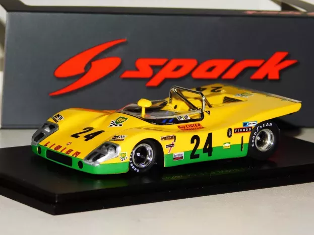 Spark Ligier Js3 3.0l V8 Team Automobiles Ligier N 24 24h Le Mans 1971 G.ligier P.depailler 1:43 S8620